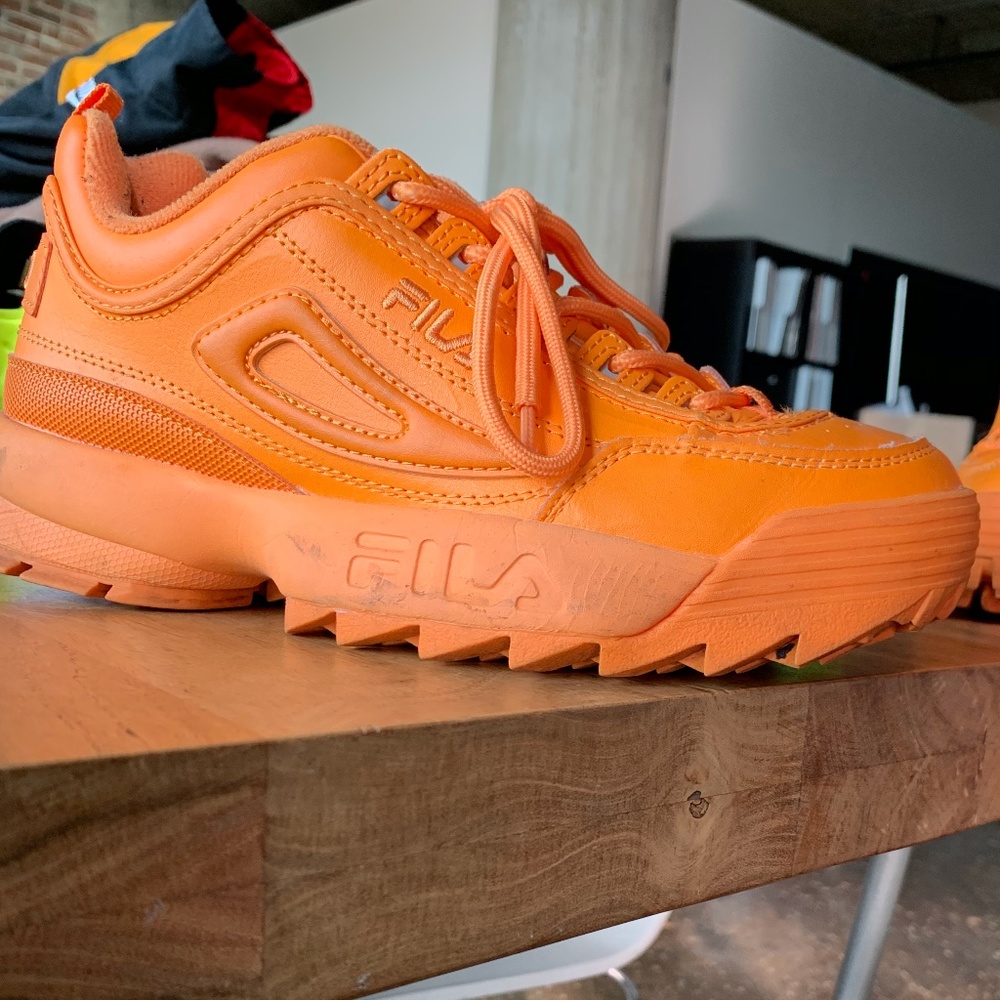 Neon Orange (Rare) Fila Disruptor 2
